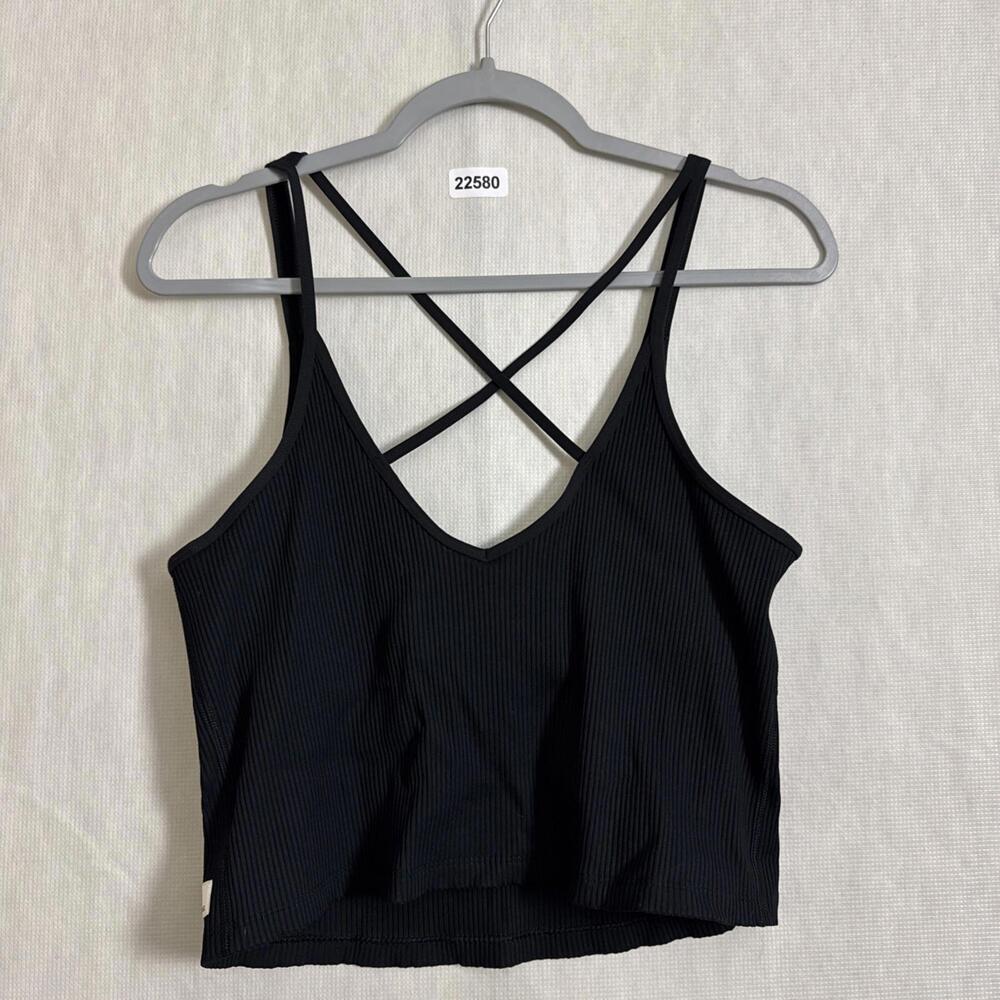 Vuori Black Short Sleeve Top
